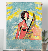 Luxurious Warmth Meets Ocean Elegance in Surfing 5 26 Sherpa Blanket